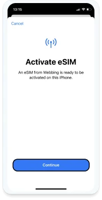 Activate eSIM